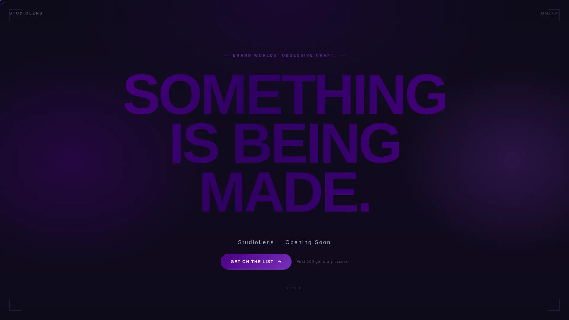 Creative Agency Pre-Launch Website Template