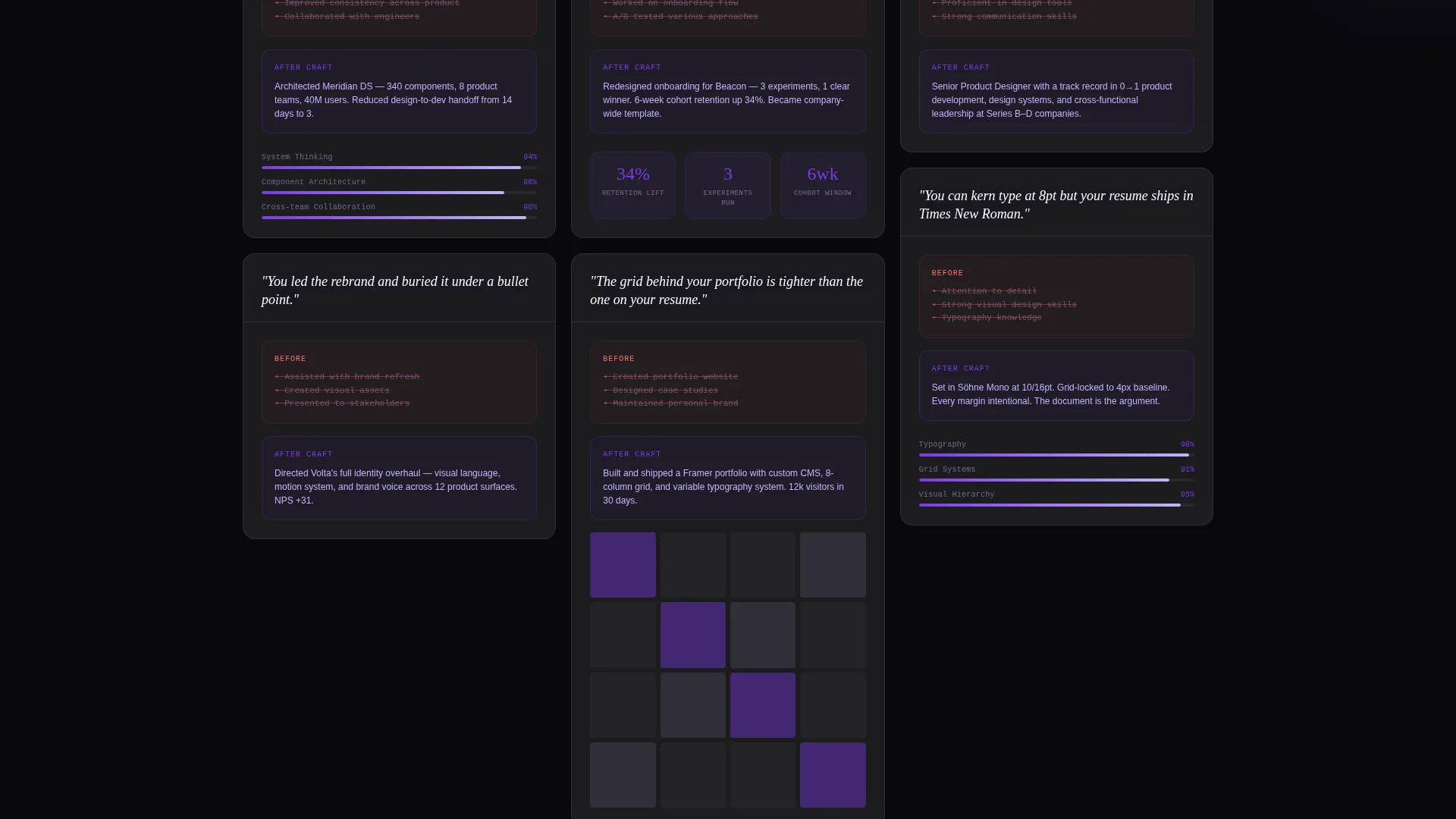 Resume & CV Pre-Launch Website Template