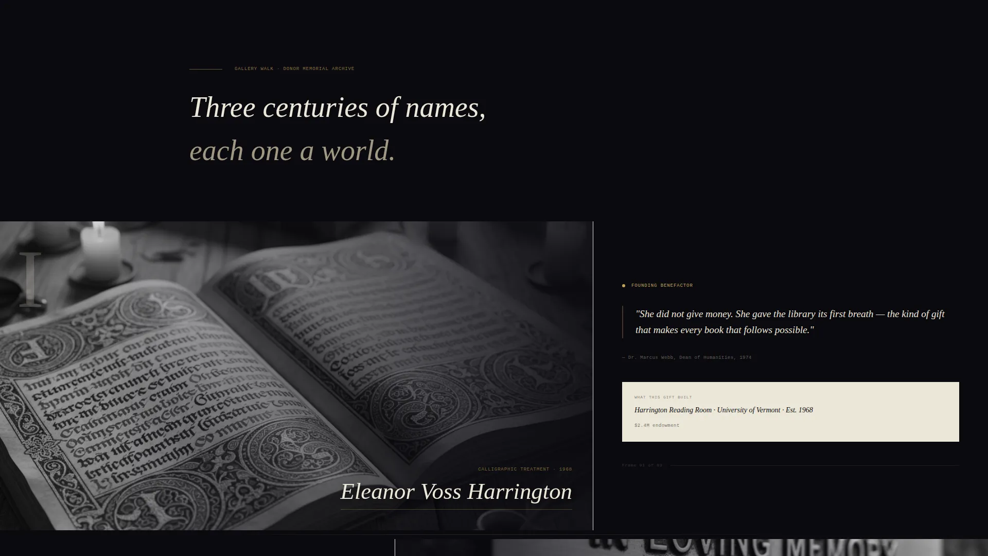 Memorial & Tribute Page Professional Website Template