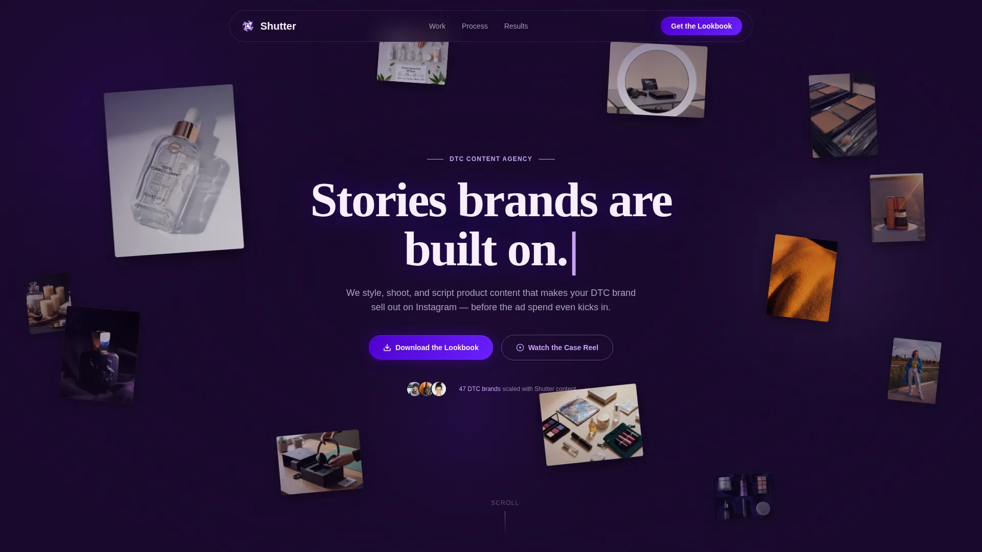 E-Commerce Content Agency Landing Page Template