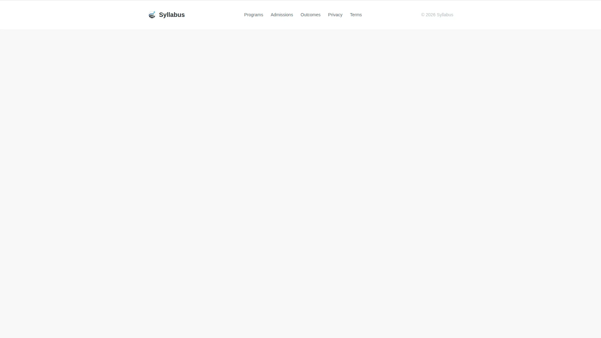 Technical University Landing Page Template