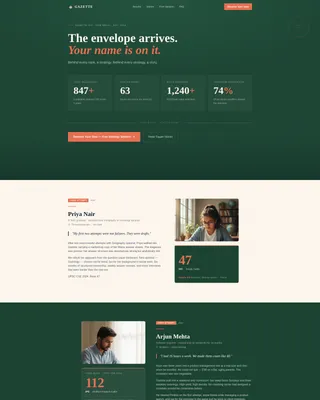 UPSC IAS Coaching Center Landing Page Template