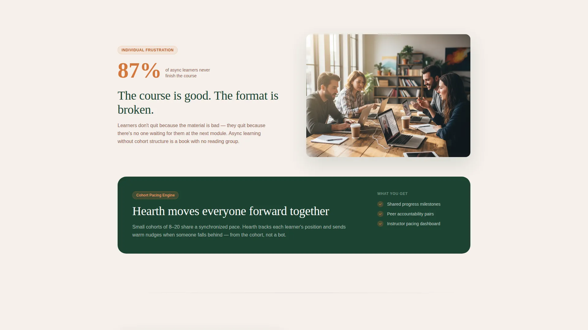 Edtech Landing Page Template for Virtual Classrooms