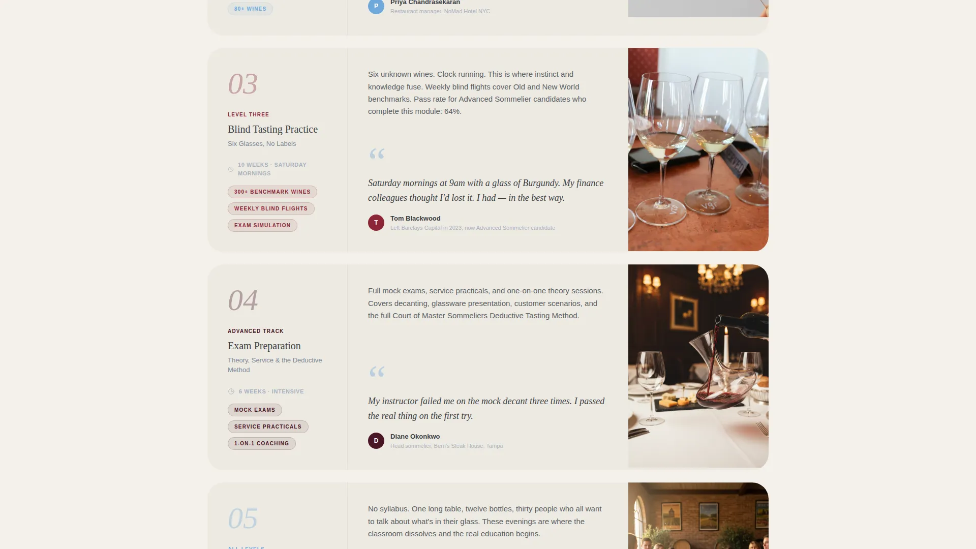 Wine Certification Landing Page Template