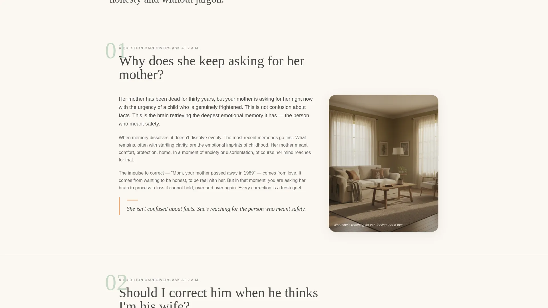 Dementia Caregiver Training Landing Page Template