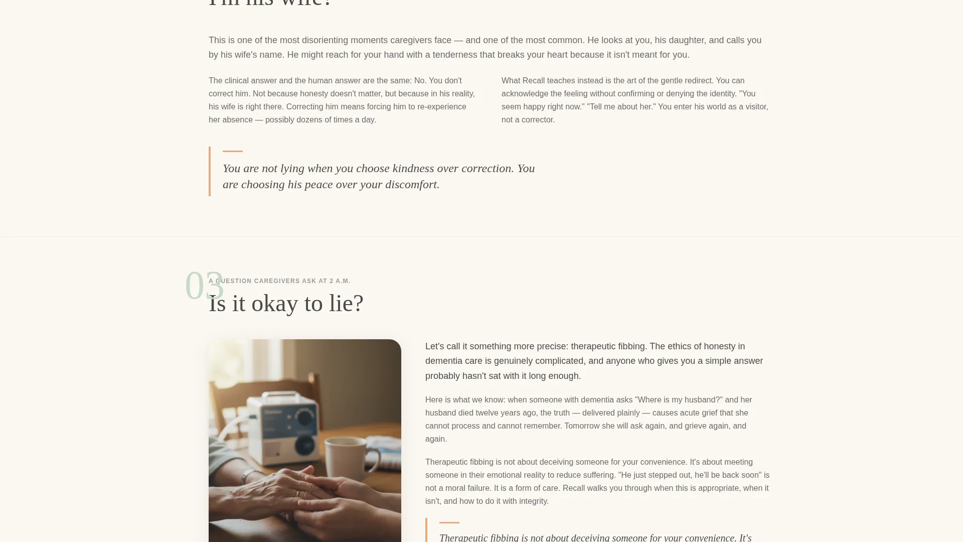 Dementia Caregiver Training Landing Page Template