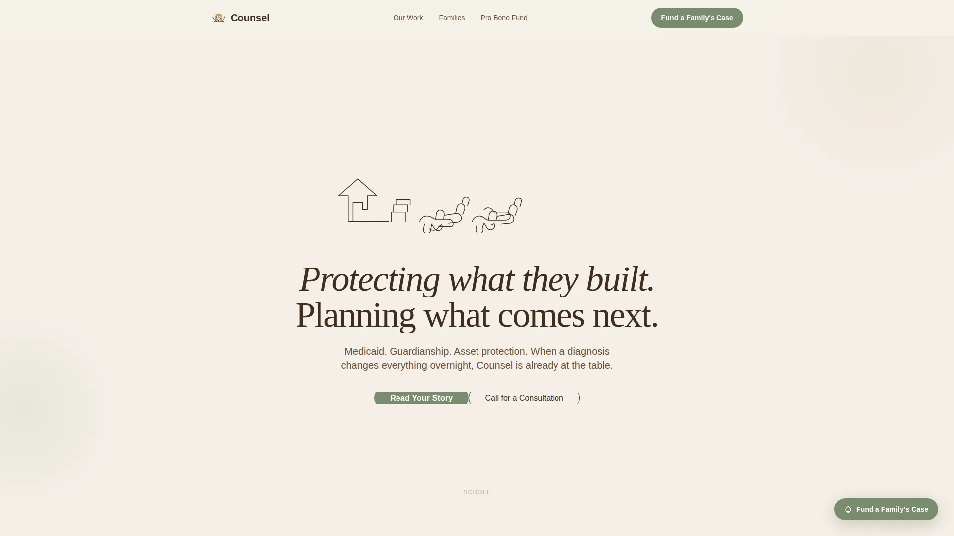 Elder Law Attorney Landing Page Template