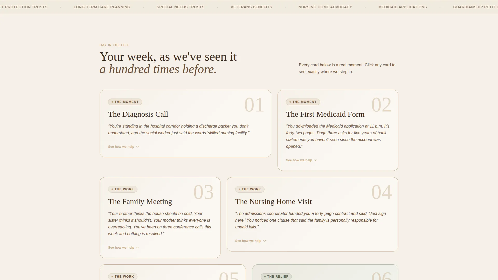Elder Law Attorney Landing Page Template