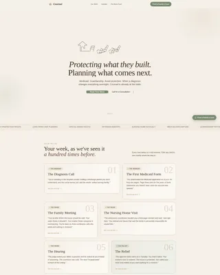 Elder Law Attorney Landing Page Template