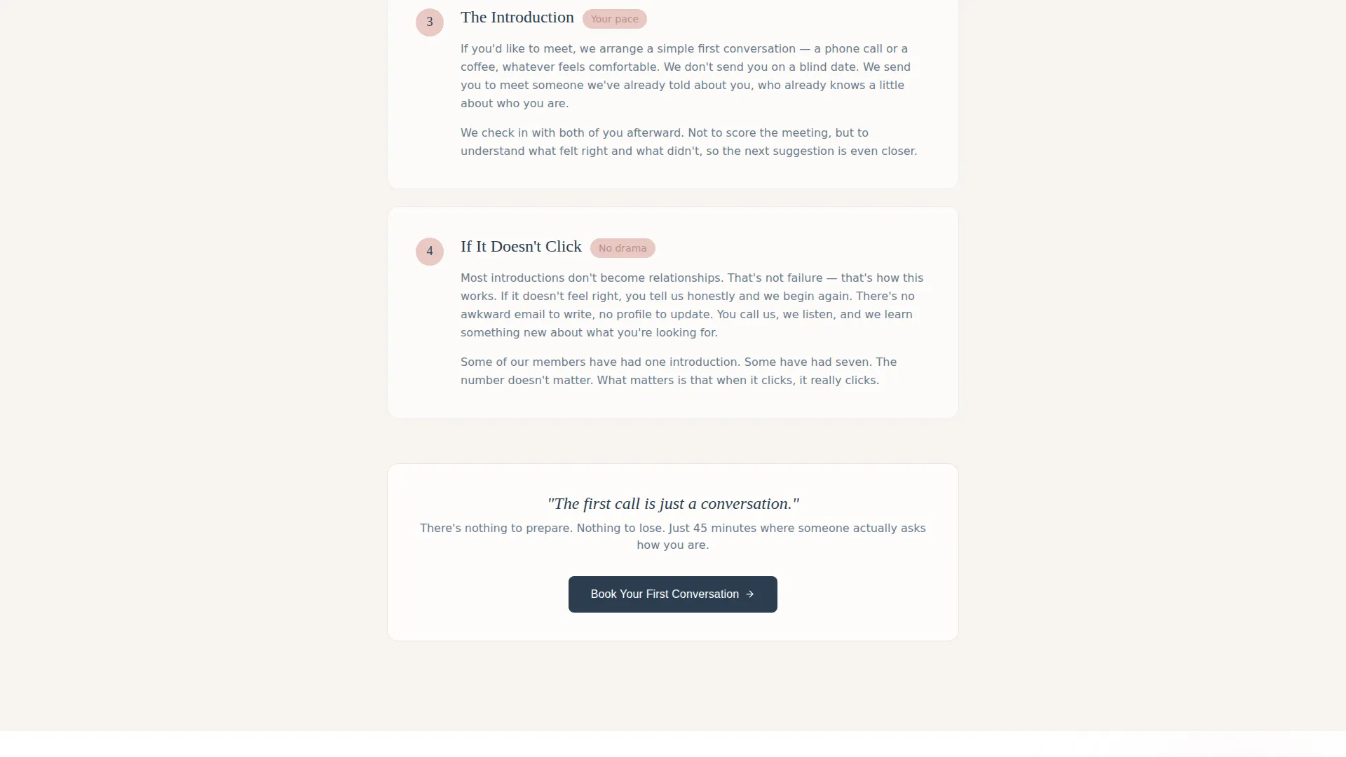 Senior Matchmaking Service Landing Page Template