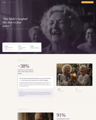 Senior Music & Dance Fundraising Landing Page Template