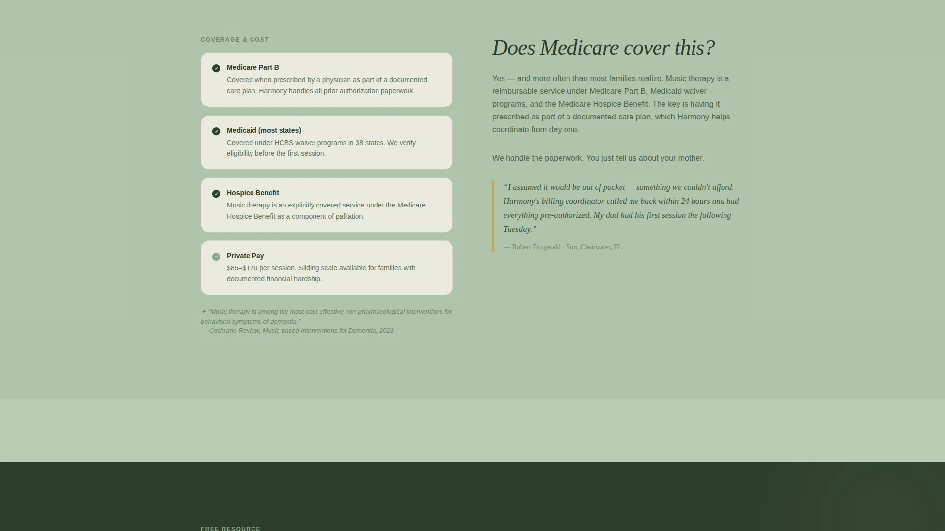 Premium Music Landing Page Template