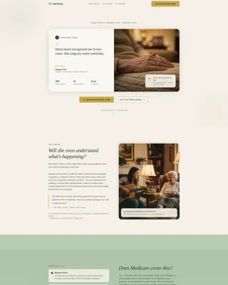 Premium Music Landing Page Template