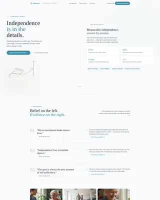 Senior Occupational Therapy Landing Page Template