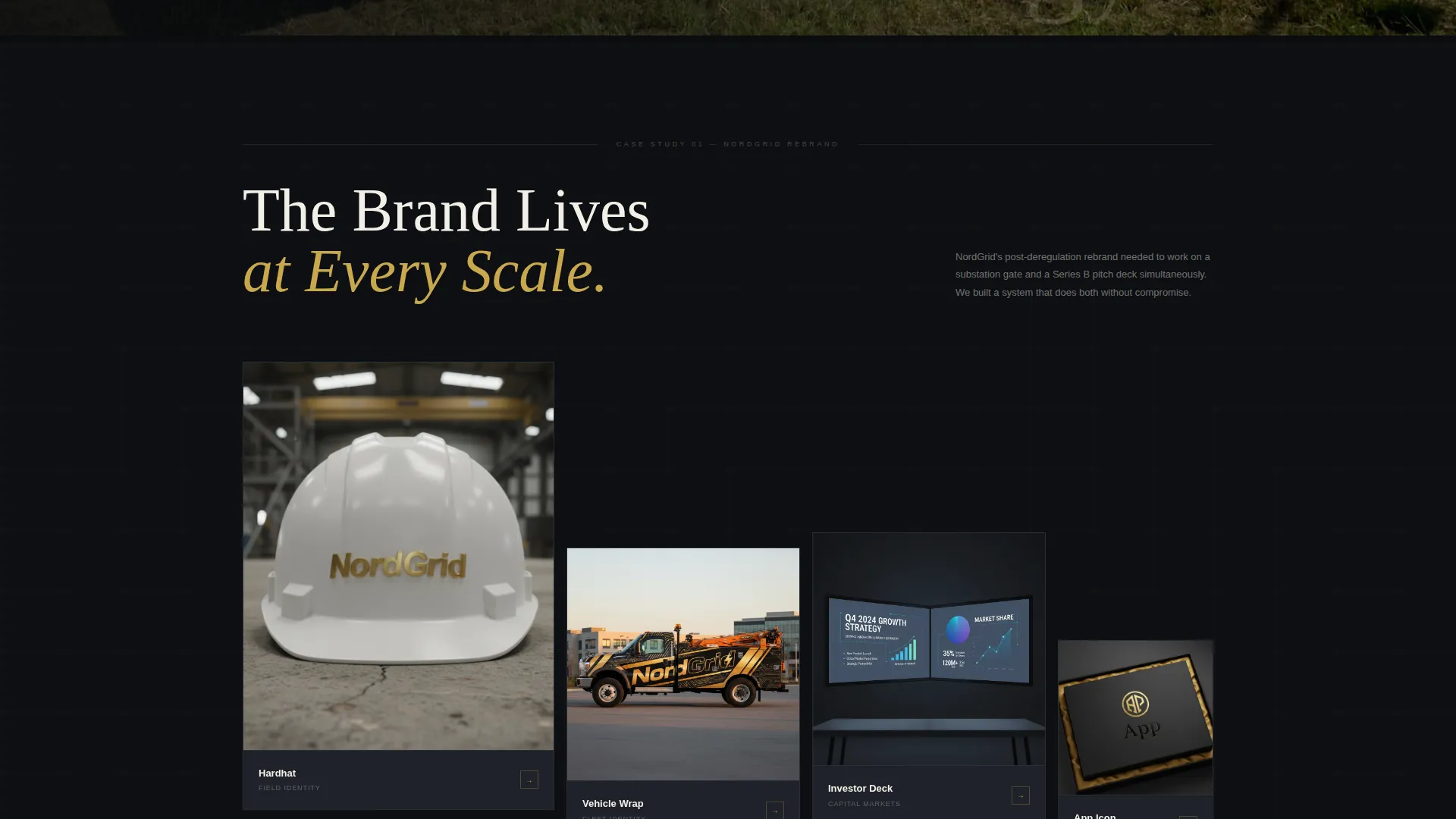 Energy Branding Agency Landing Page Template