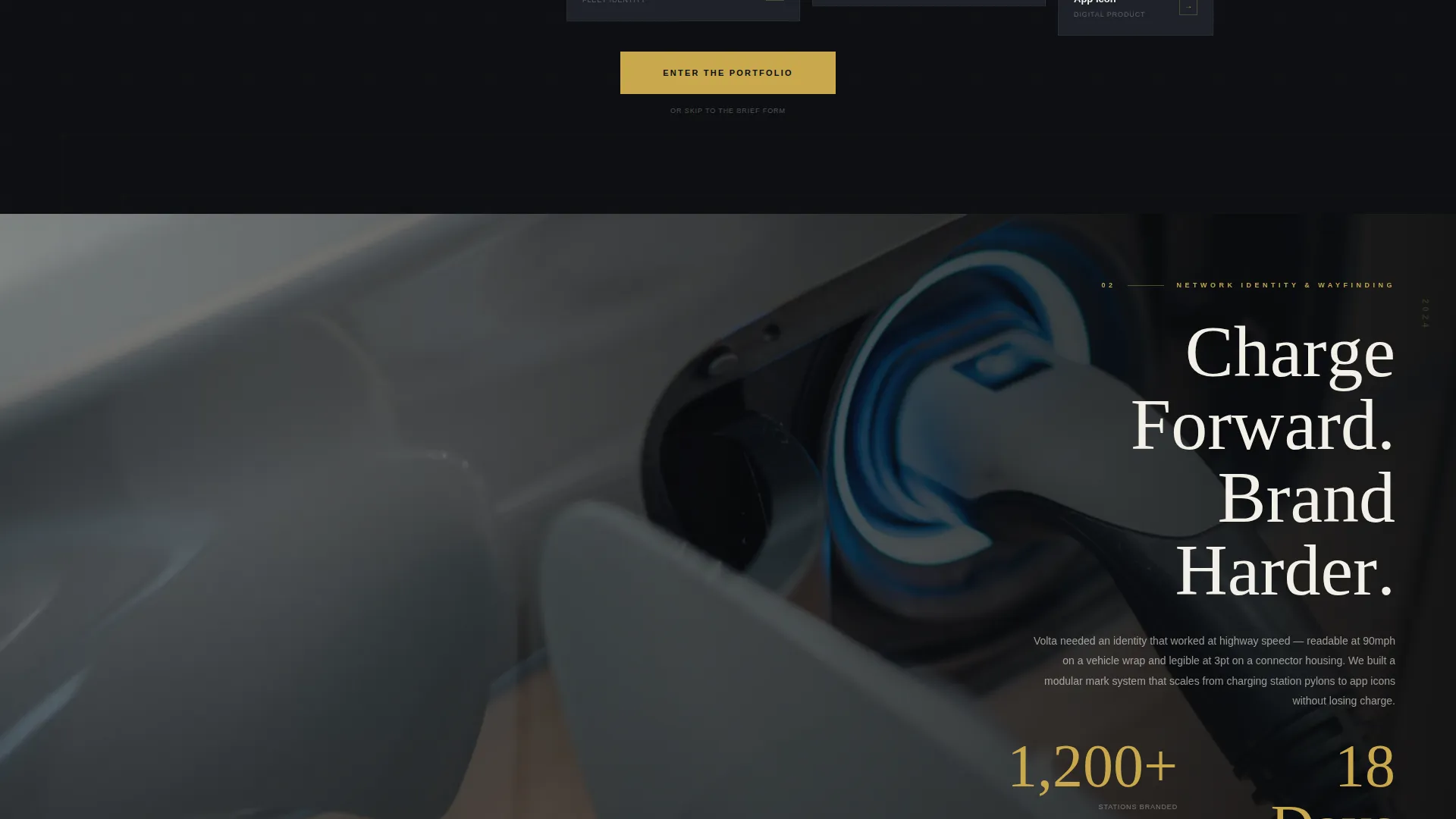 Energy Branding Agency Landing Page Template