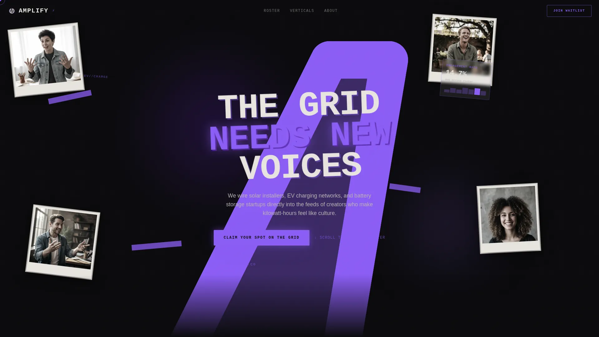 Energy Marketing Agency Website Template
