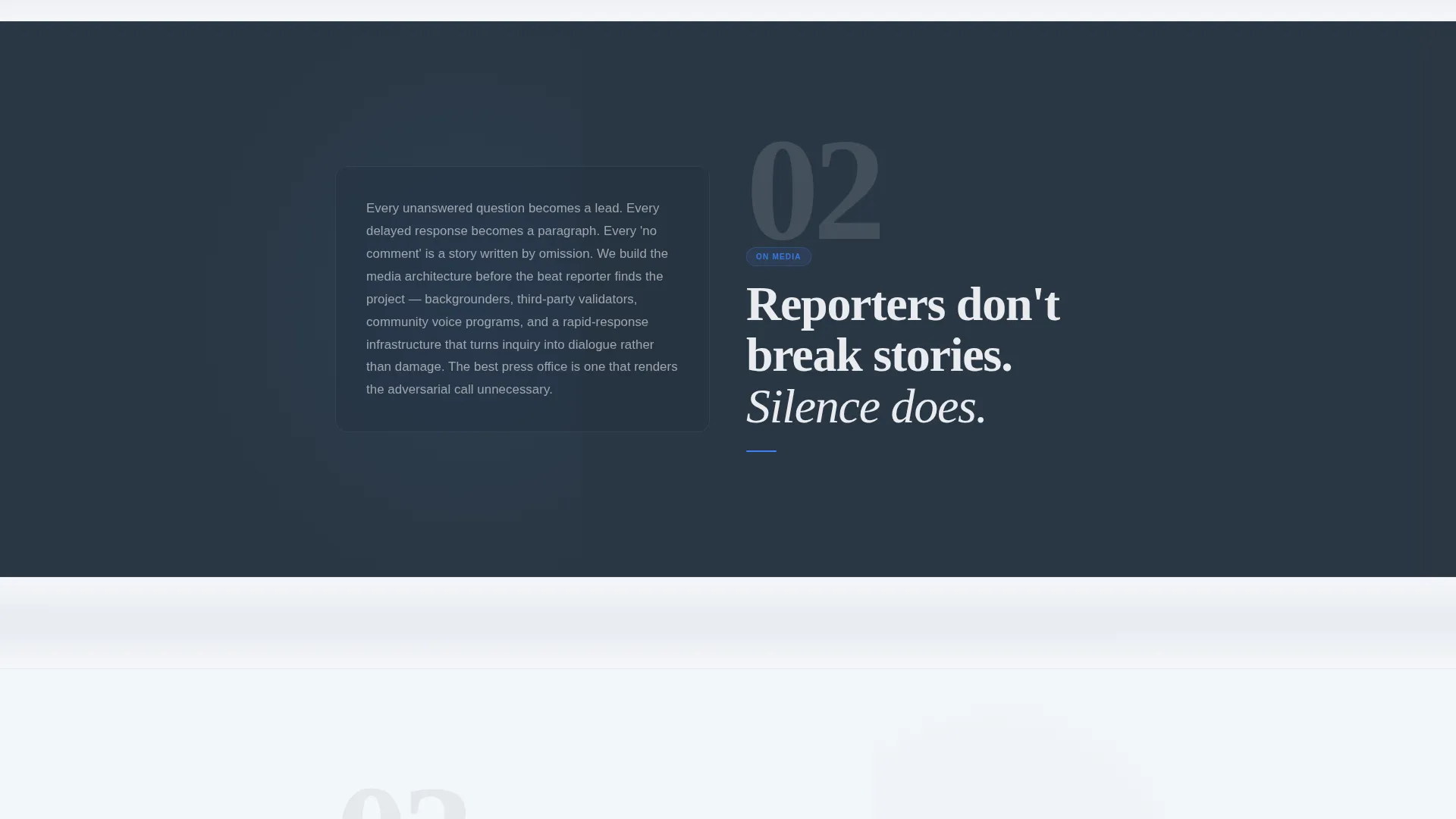 Energy PR Agency Landing Page Template