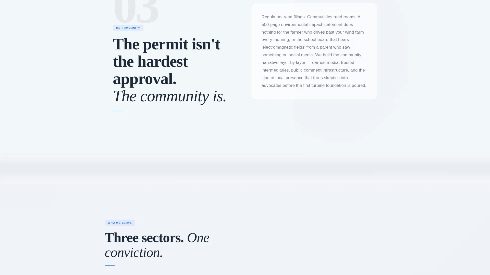 Energy PR Agency Landing Page Template