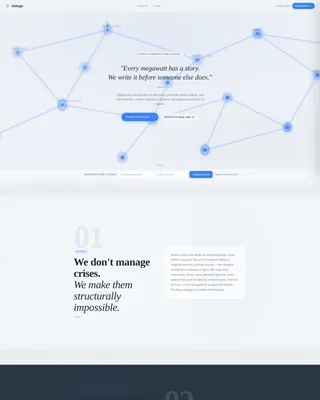 Energy PR Agency Landing Page Template