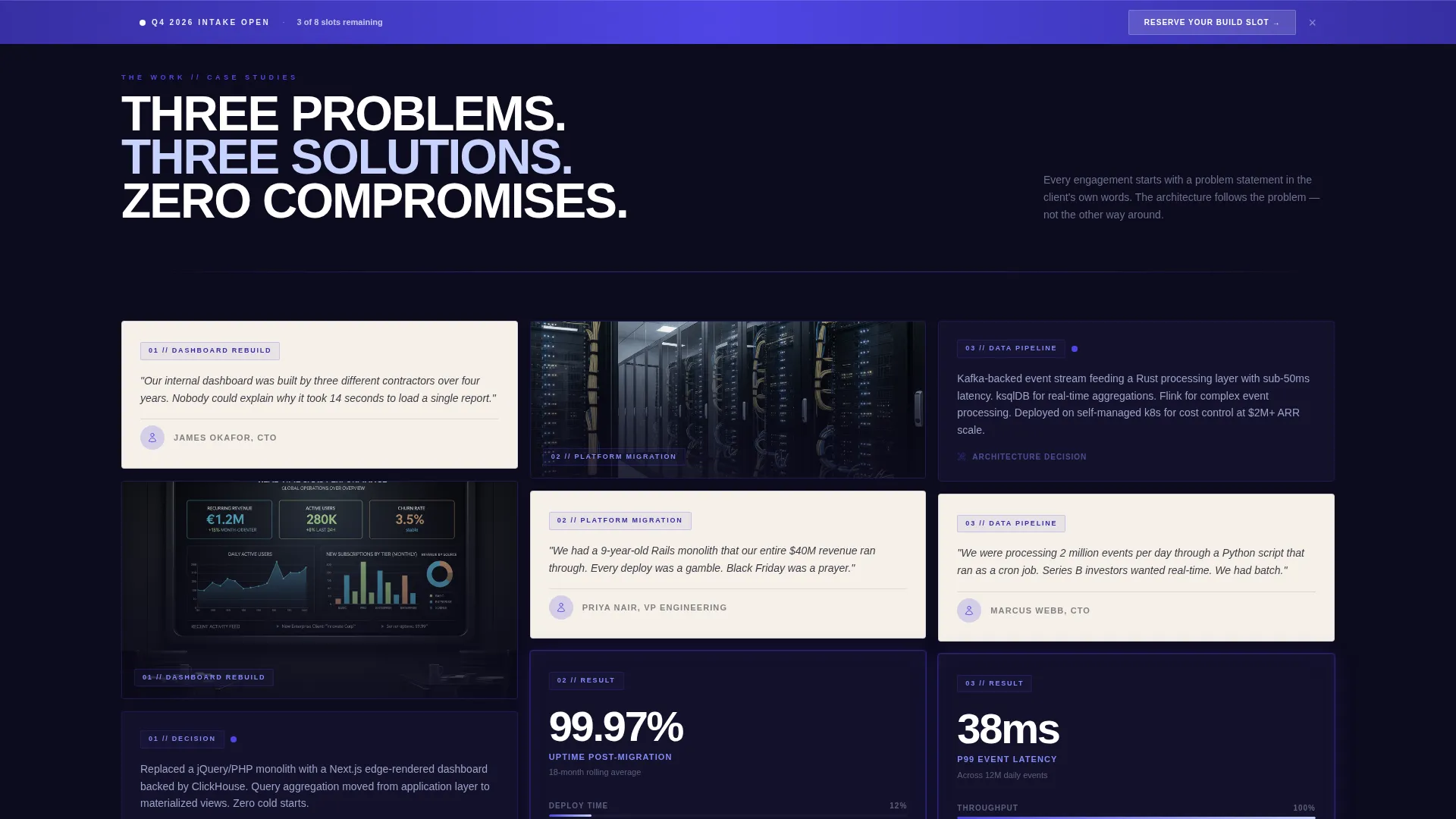 Enterprise Web Development Agency Landing Page Template