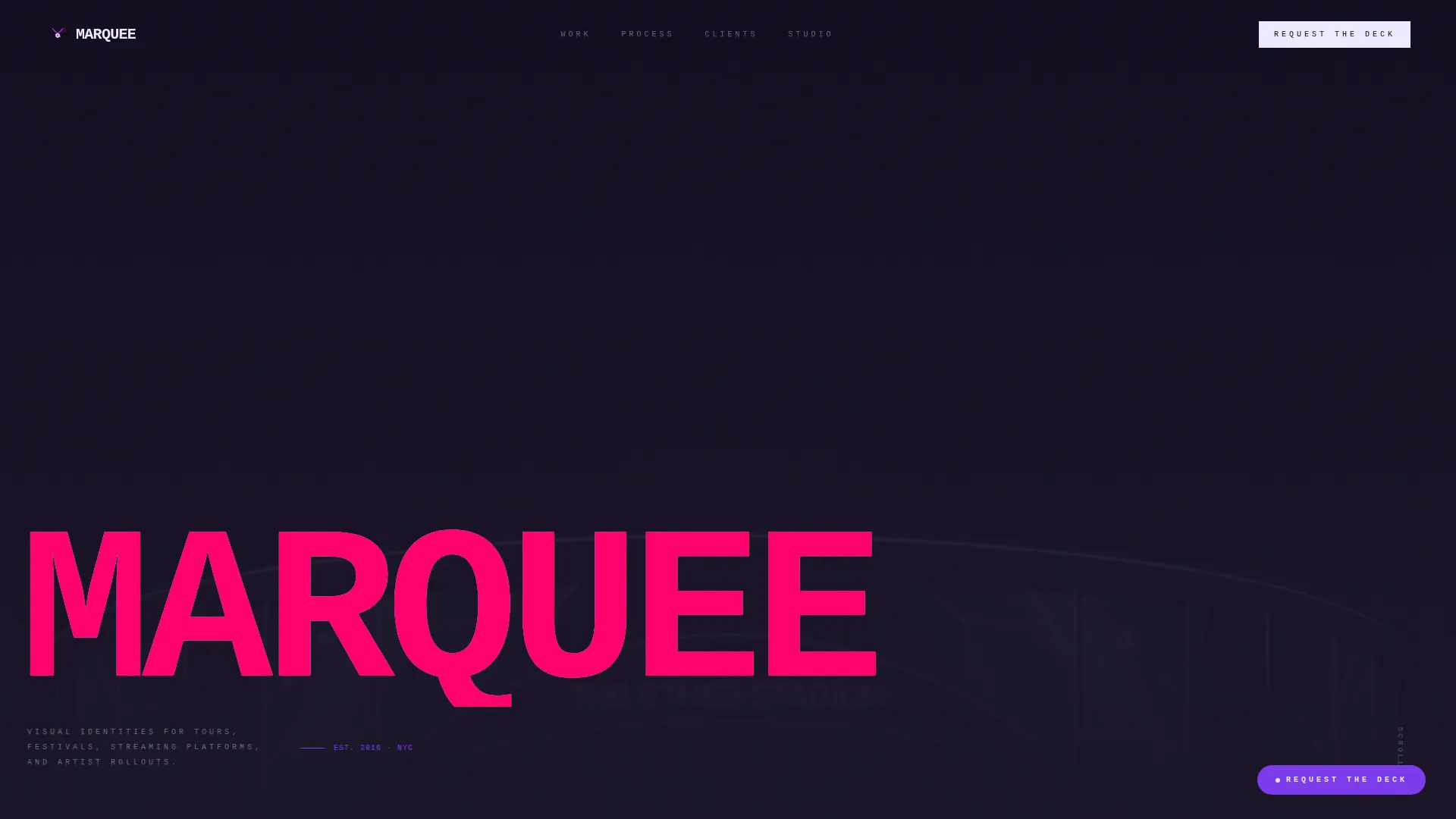 Branding Agency Landing Page Template - Marquee