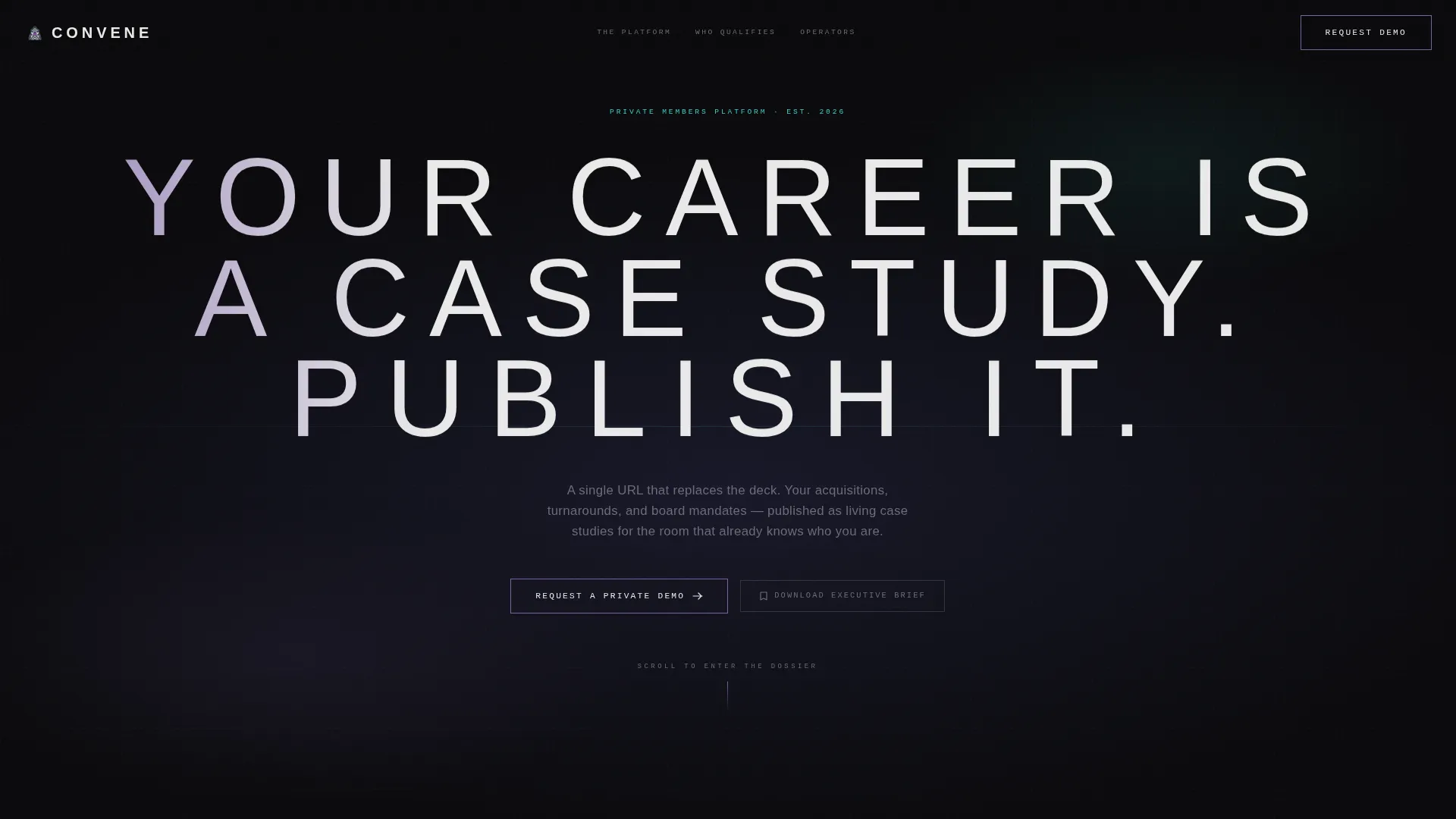 Specialist Executive & C-Suite Career Careers & Recruitment Website Template