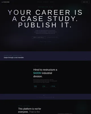 Specialist Executive & C-Suite Career Careers & Recruitment Website Template