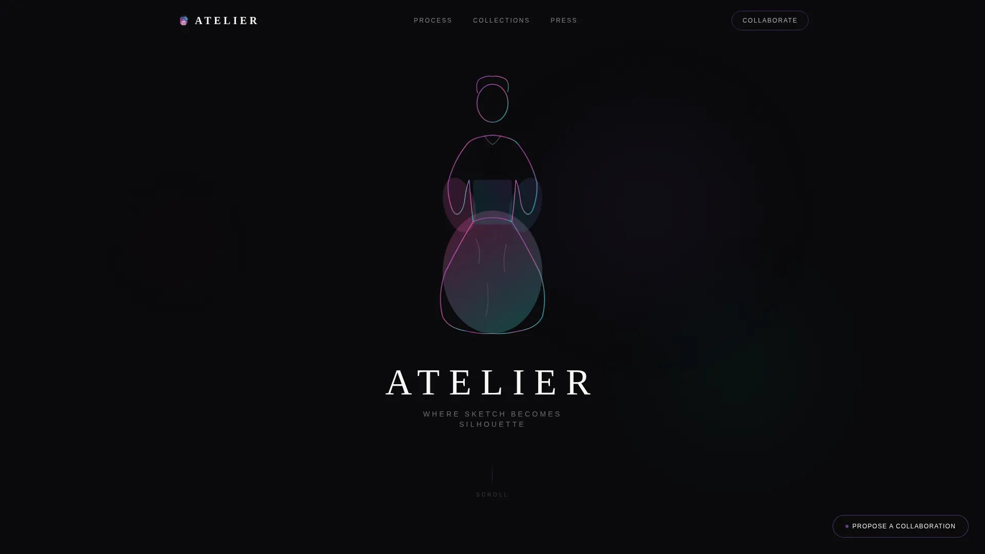 Fashion Designer Portfolio Portfolio Website Template