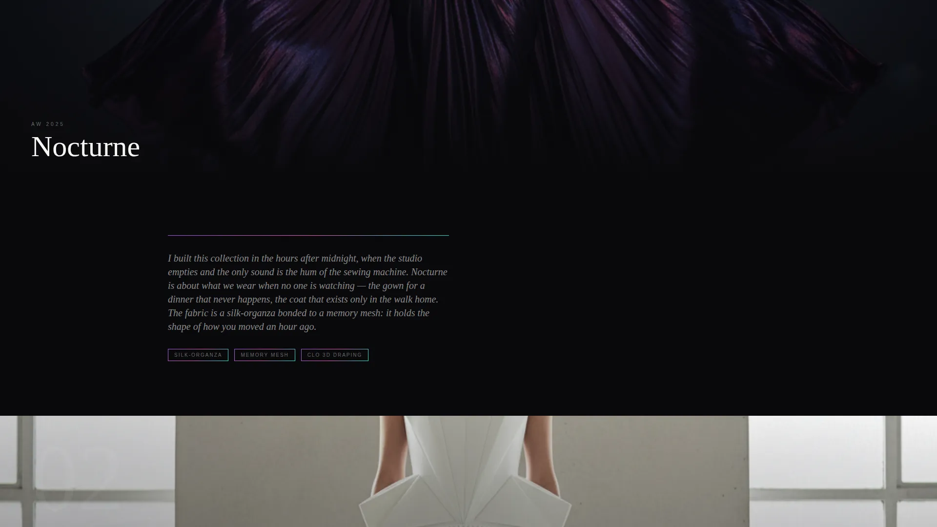 Fashion Designer Portfolio Portfolio Website Template