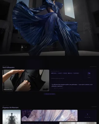 Fashion Designer Portfolio Specialist Portfolio Website Template