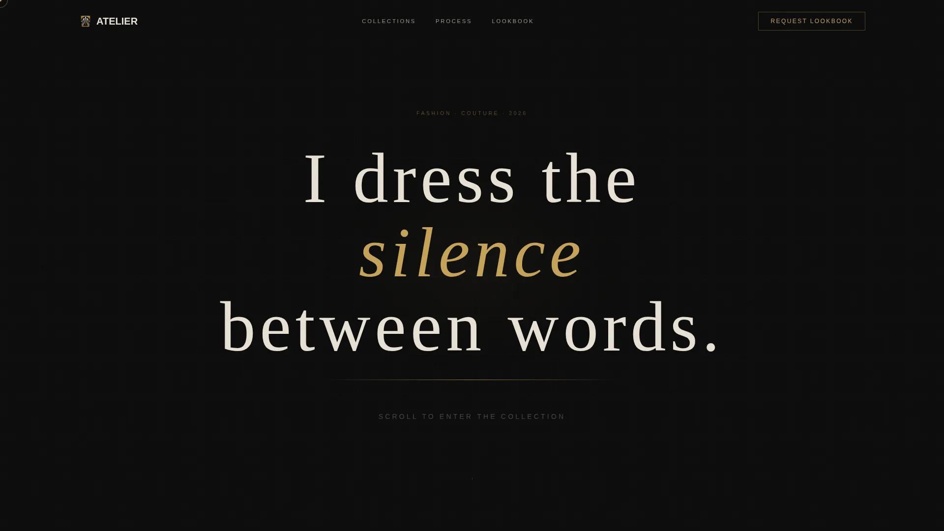Fashion Designer Portfolio Professional Website Template