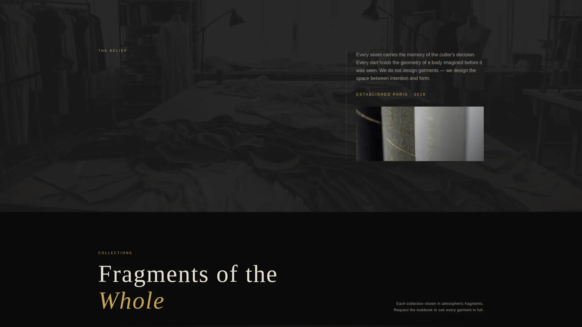 Fashion Designer Portfolio Professional Website Template