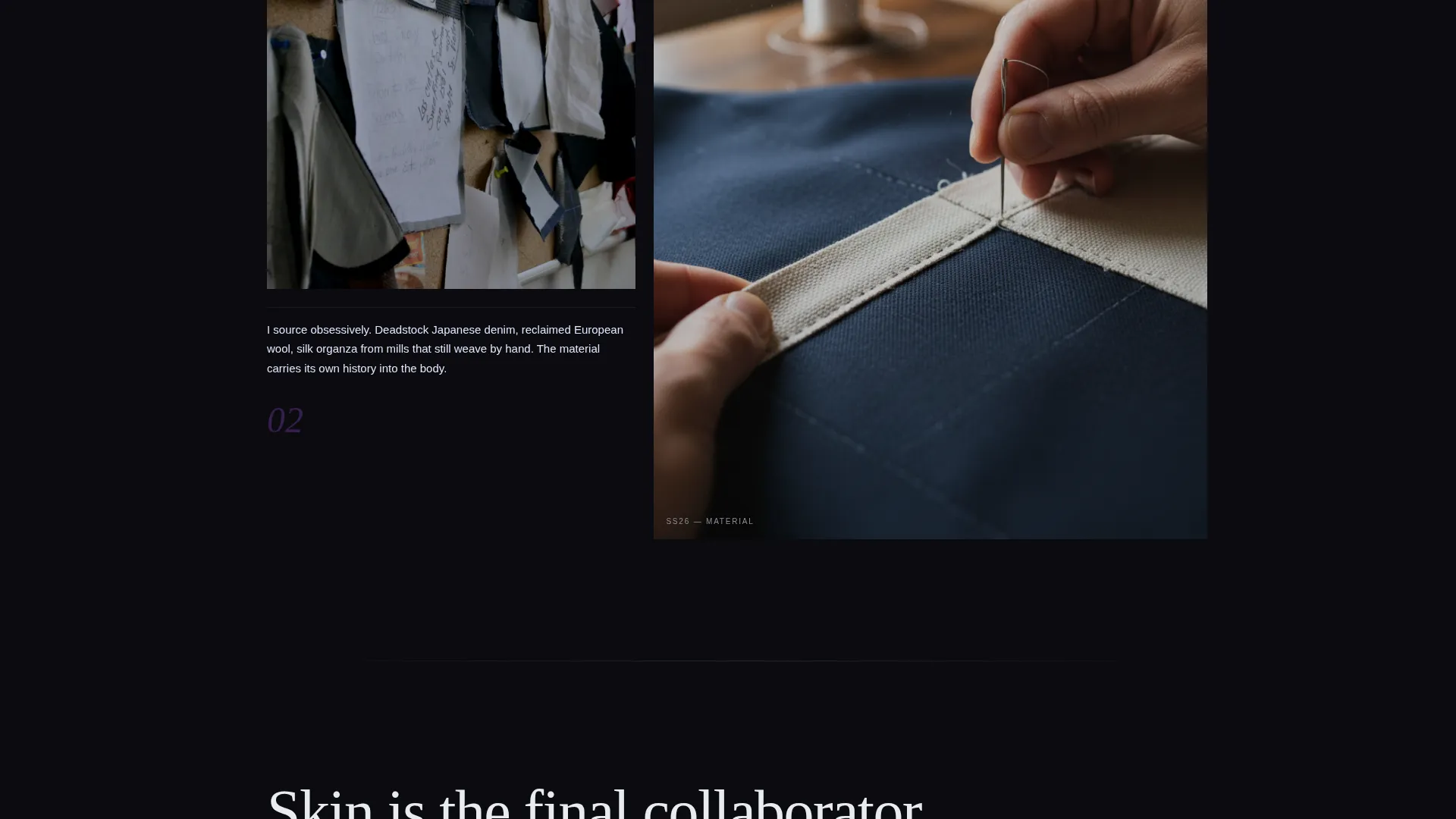 Fashion Designer Portfolio Directory Website Template