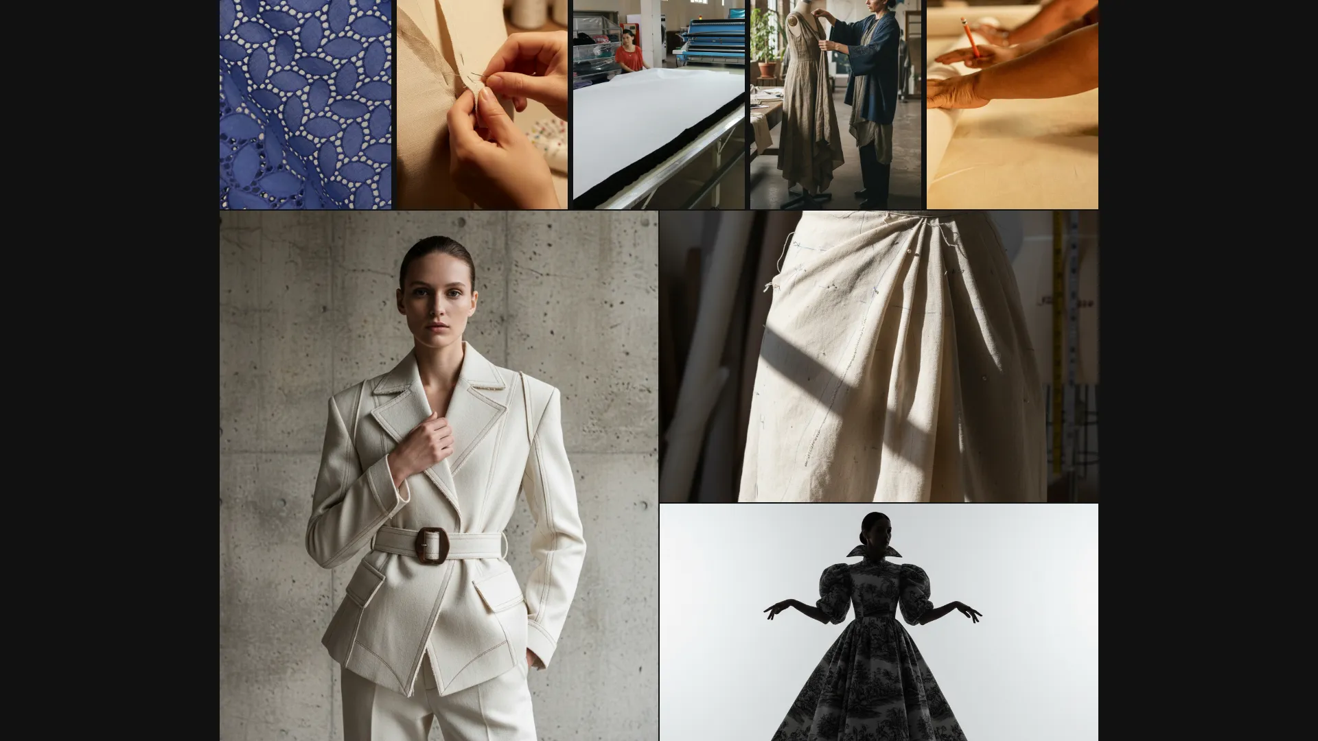 Fashion Designer Portfolio Booking Website Template