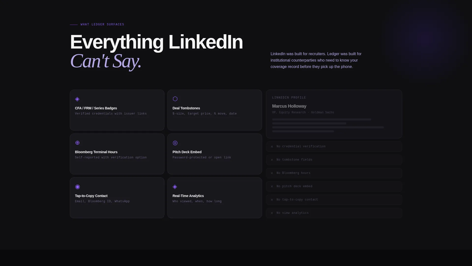 Financial Analyst Profile Specialist Professional Website Template
