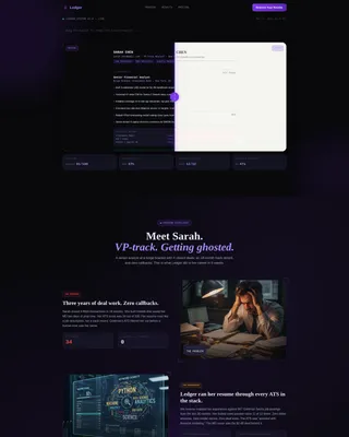 Financial Analyst Profile Pre-Launch Website Template