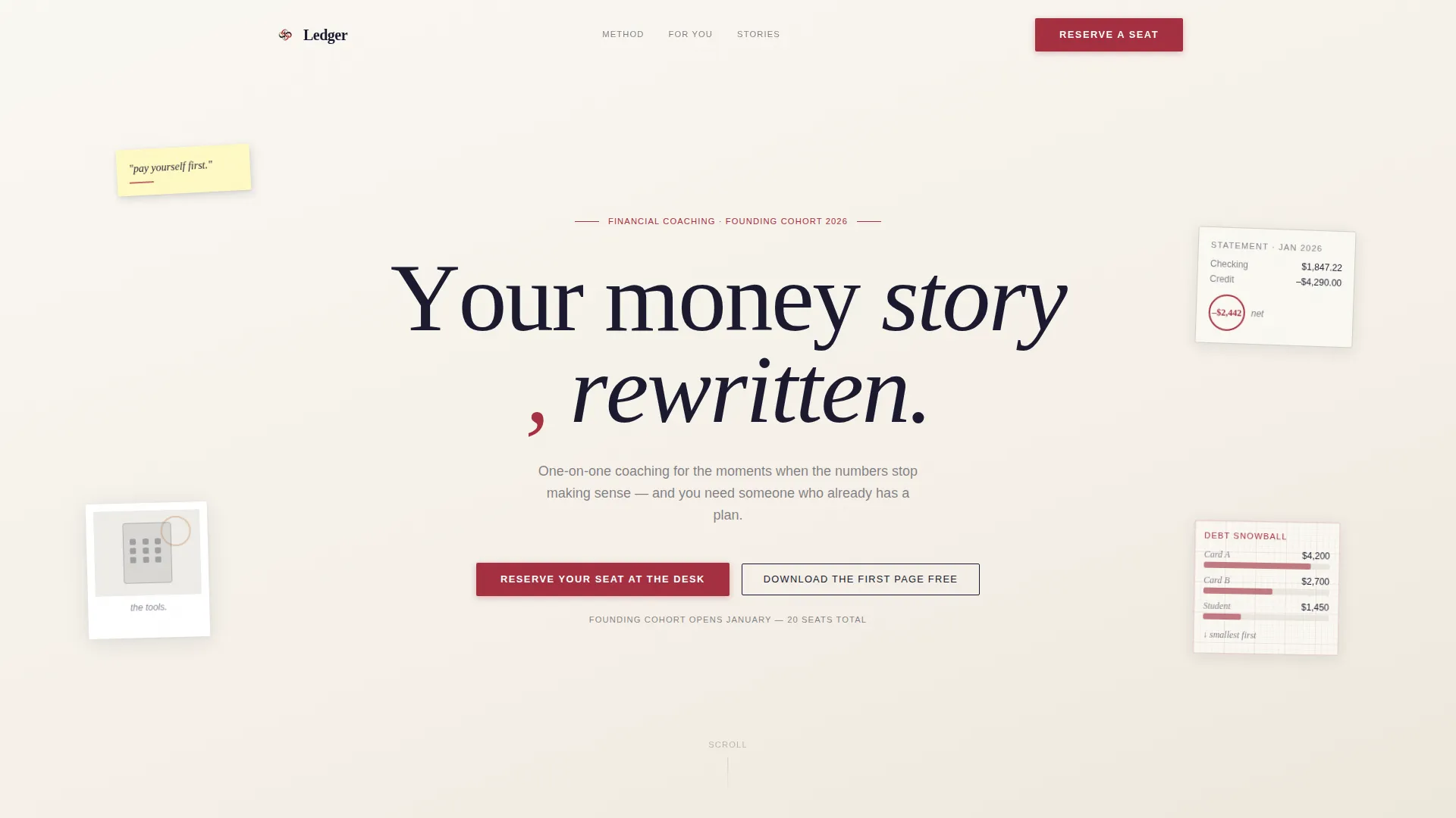 Coach & Mentor Pre-Launch Website Template