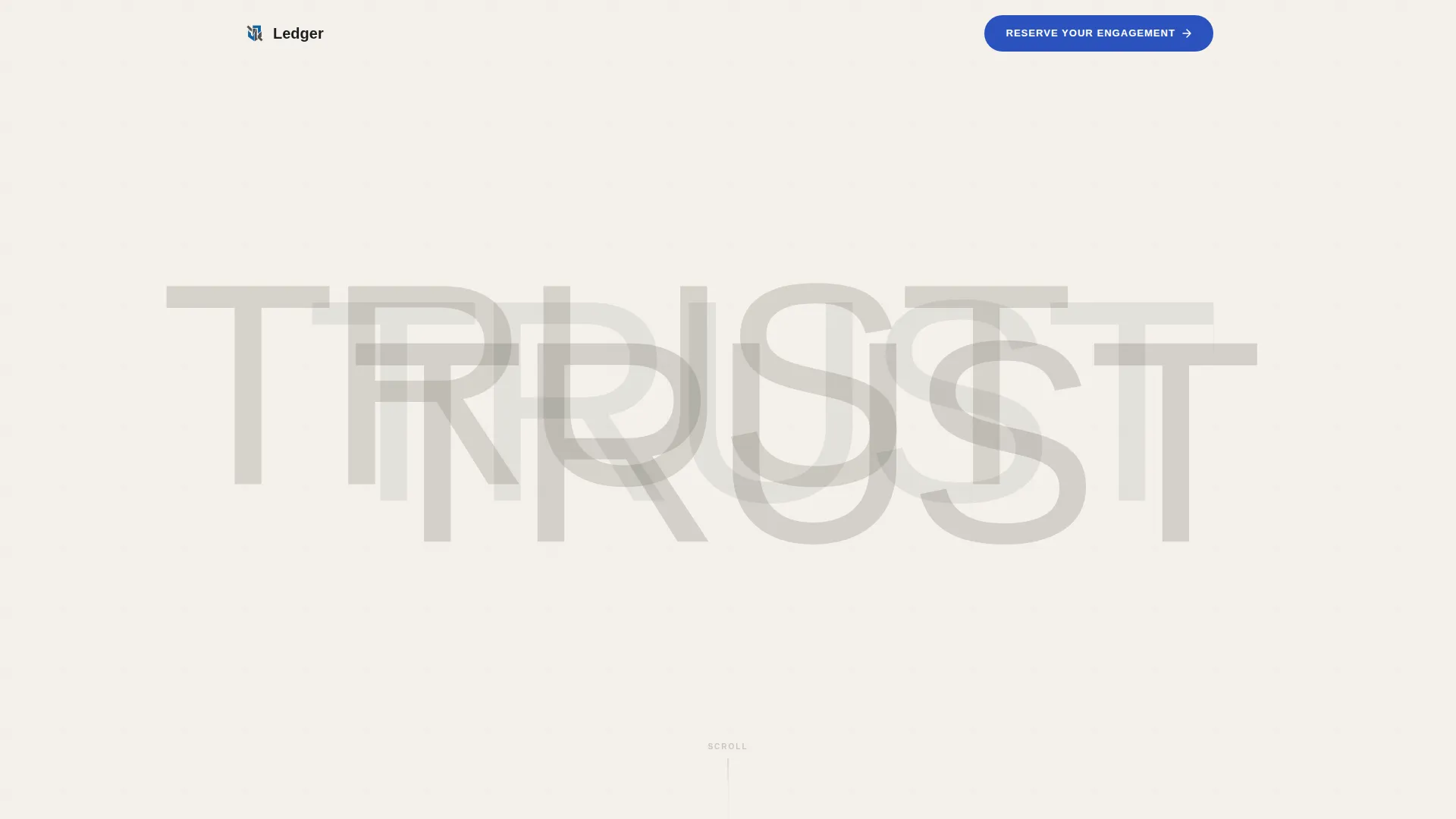 Financial Services Branding Agency Landing Page