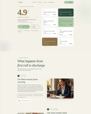Senior Physical Therapy Landing Page Template