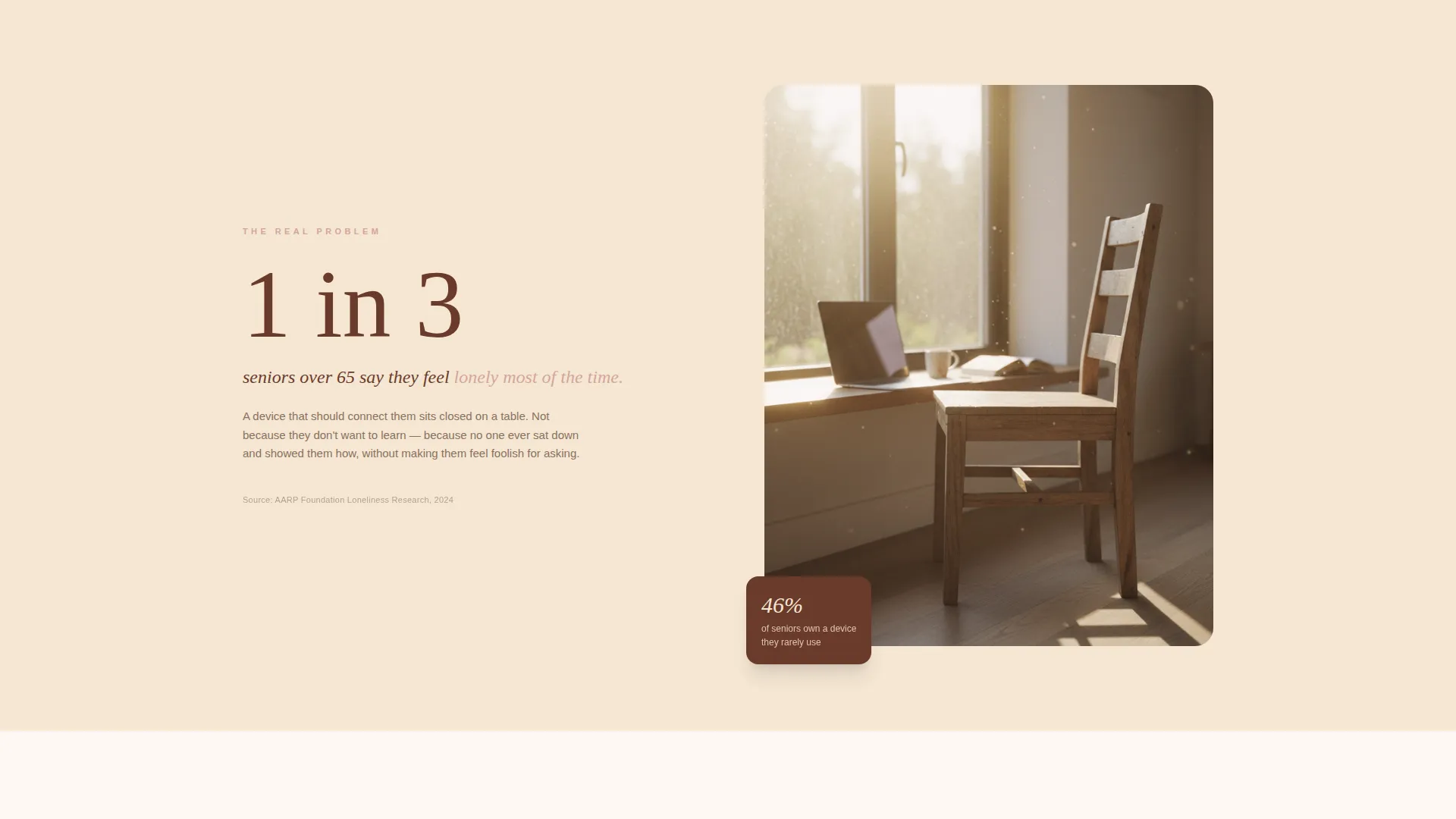 Senior Technology Training Landing Page Template