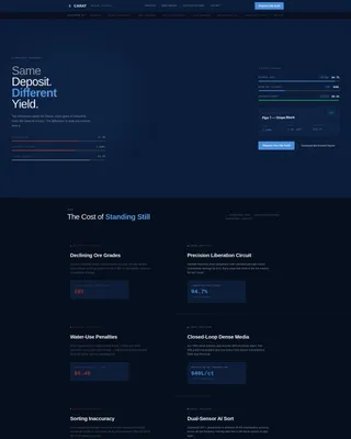 Diamond Mining Landing Page Template | Precision Design