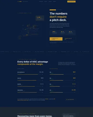 Gold Mining Landing Page Template for Investors