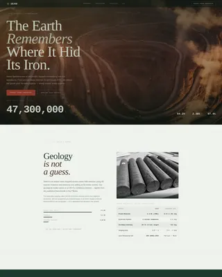 Metal & Mineral Mining Professional Website Template