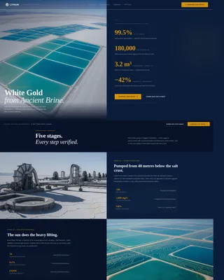 Mining Landing Page Template | Precision Procurement