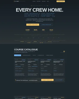 Mining Equipment & Booking Website Template