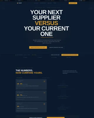 Molybdenum Mining Landing Page Template
