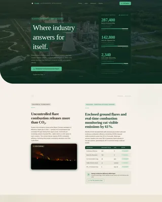 Oil & Gas Specialist Professional Website Template