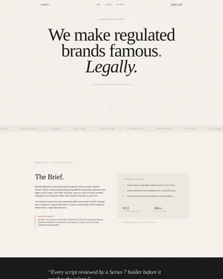 Fintech Influencer Agency Landing Page Template