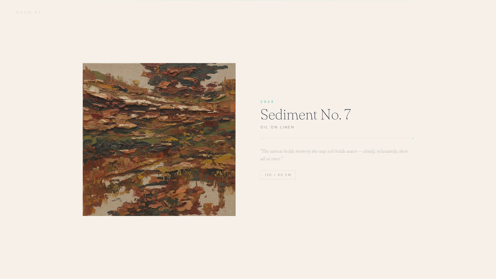 Fine Art Portfolio Landing Page Template